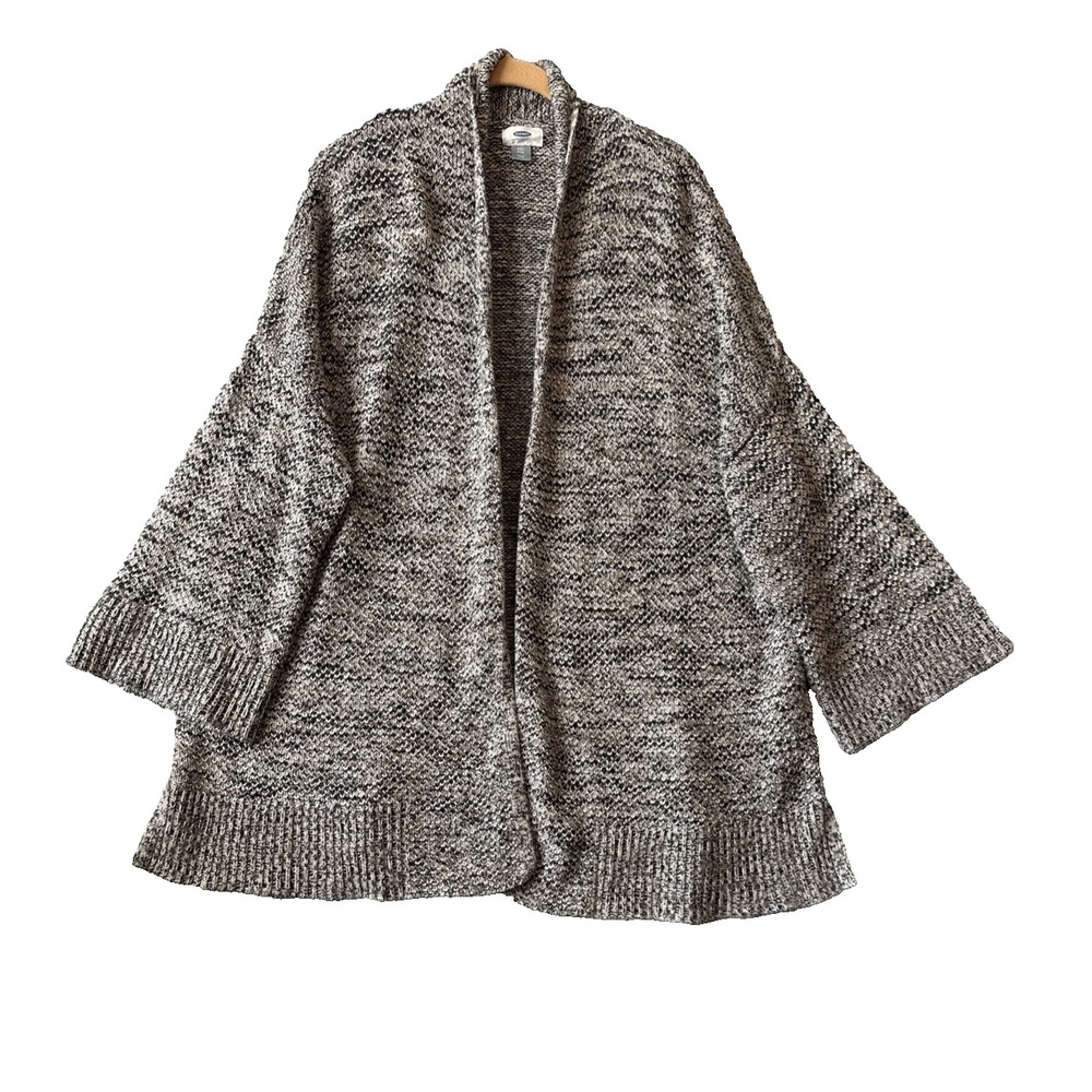 Old Navy Kimono Sleeve Marled Cardigan Sweater XXL Cozy Lagenlook Layering Chic